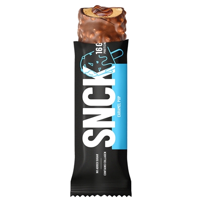 SNCK Protein Bar Caramel Pop 55g Guf Til Hundens Ejer